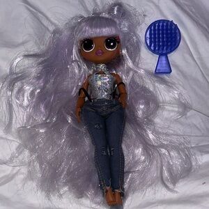 LOL Surprise Fashion Doll with Silver Top and Denim Pants